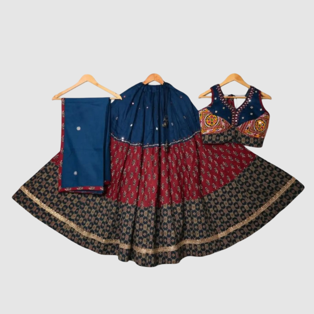 Dark Blue Color Lehenga Choli